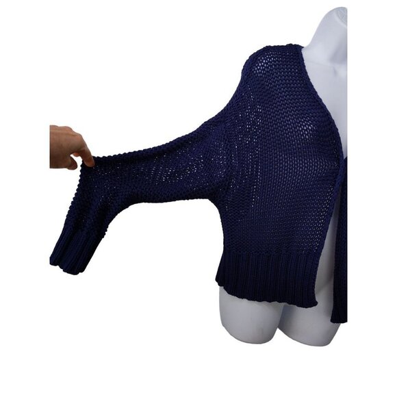 Aerie  Women's Blue cardigan open knit open front long sleeve Size XS - Picture 5 of 8